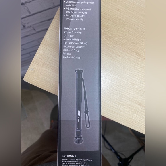 Ritzgear Collapsible Camera Monopod 60 in - Picture 5 of 6